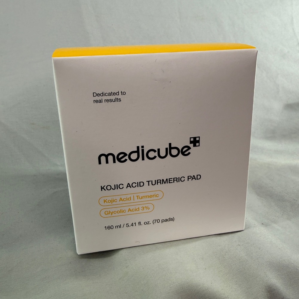 Medicube Kojic Acid Turmeric Pad 3% Glycolic Acid 70ct Brightening